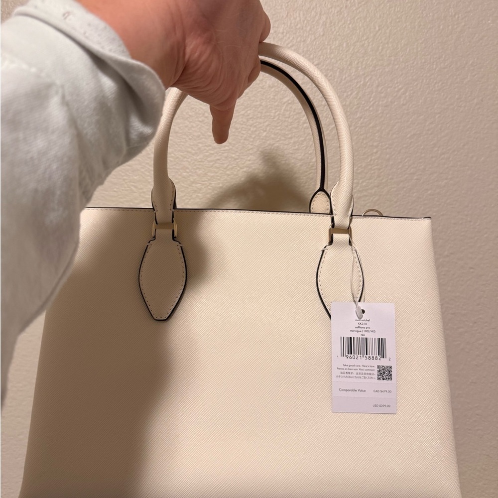 Kate Spade Elegant Cream Satchel - Picture 2 of 6